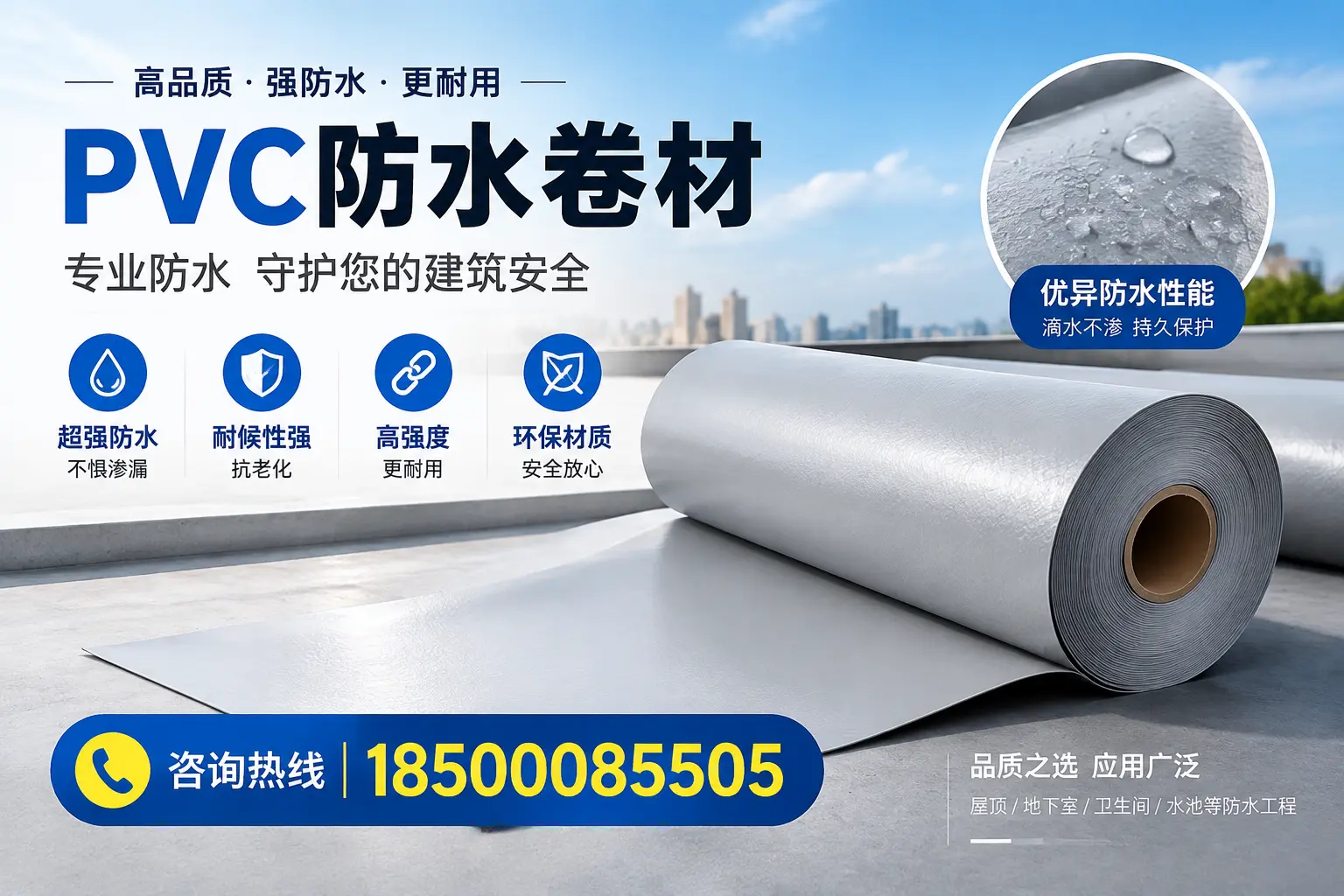 黔东南地区pvc防水卷材的市场现状与发展趋势